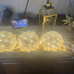 3 Pack LED Sphere Lights