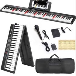 88 Key Foldable Piano With Microphone PRICE IS FIRM