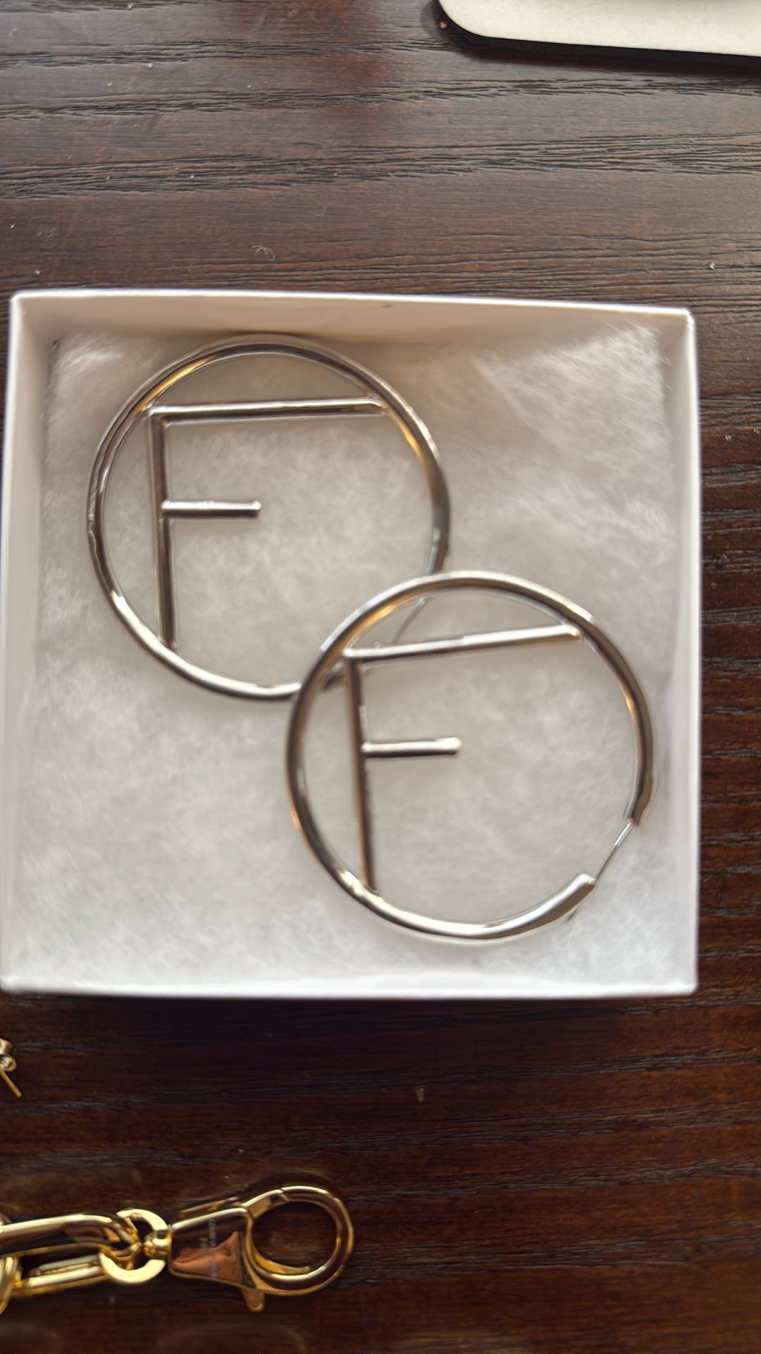 Fendi Large Hoops