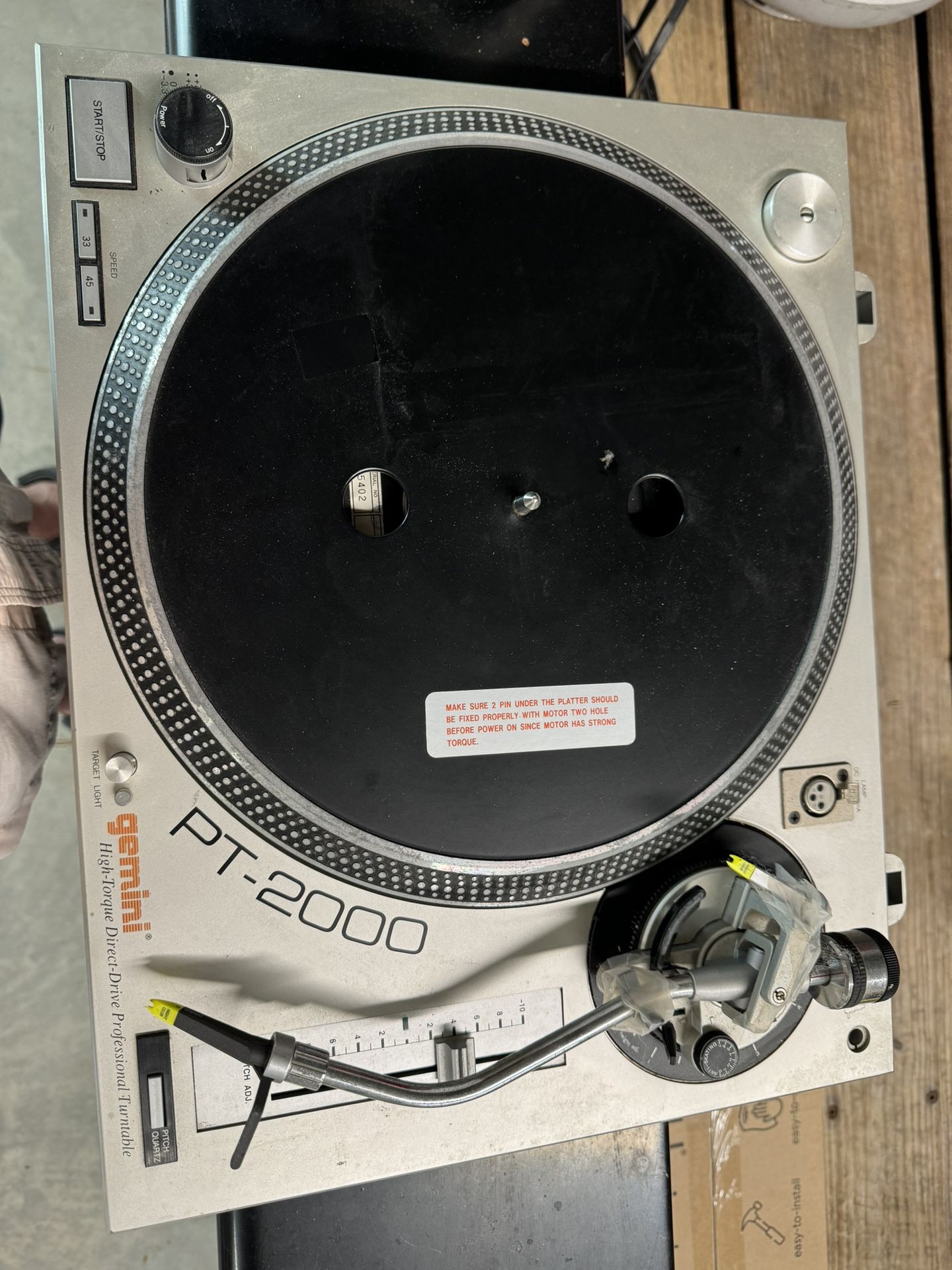 Gemini Turntable