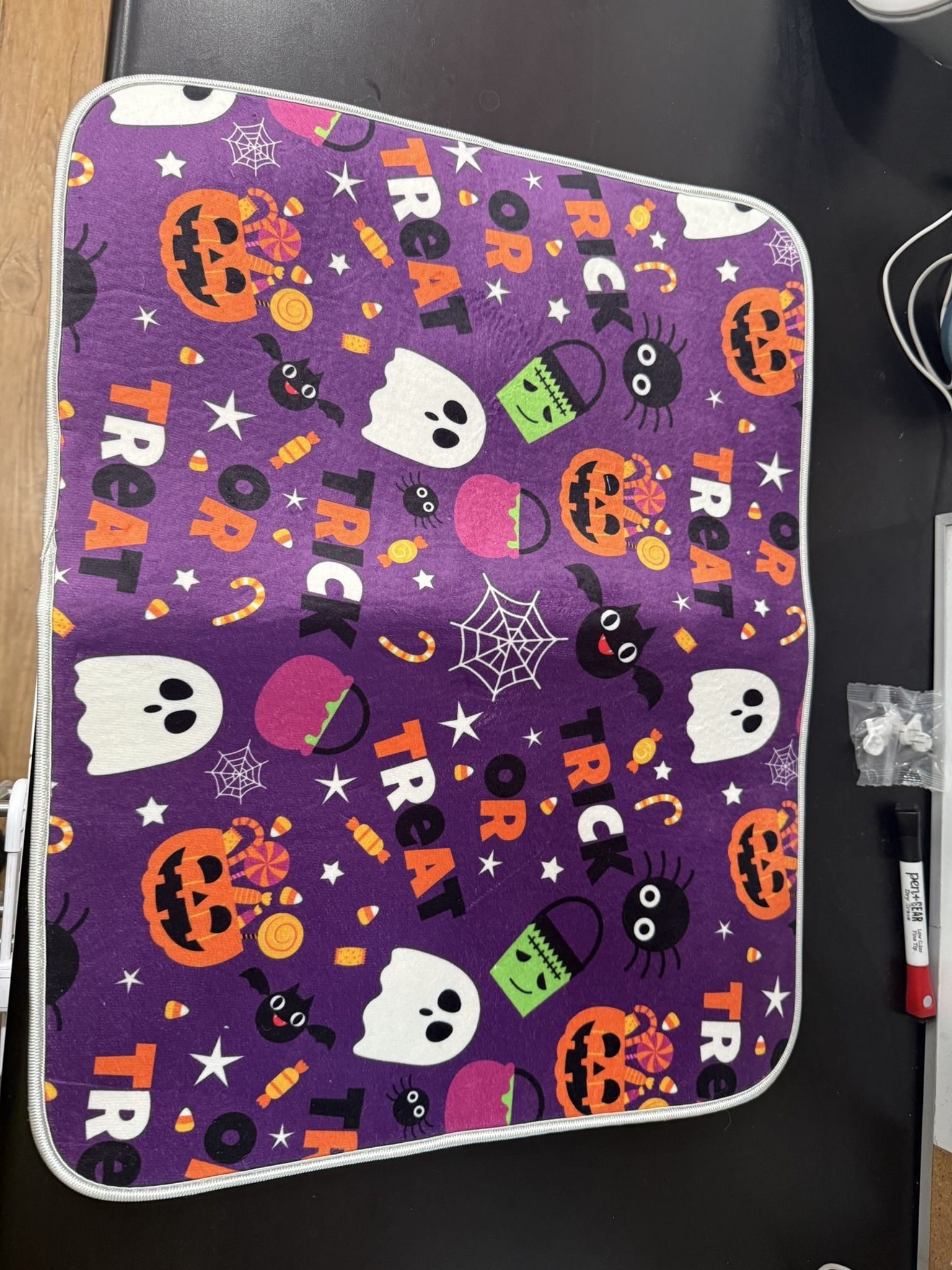 Boo Halloween Dish Drying Mat