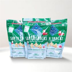 Blue Buffalo Santa Snacks Crunchy Dog Biscuits