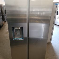 🚨 New Samsung - 22 cu. ft. Side-by-Side Counter Depth Smart Refrigerator RS22T5201SR