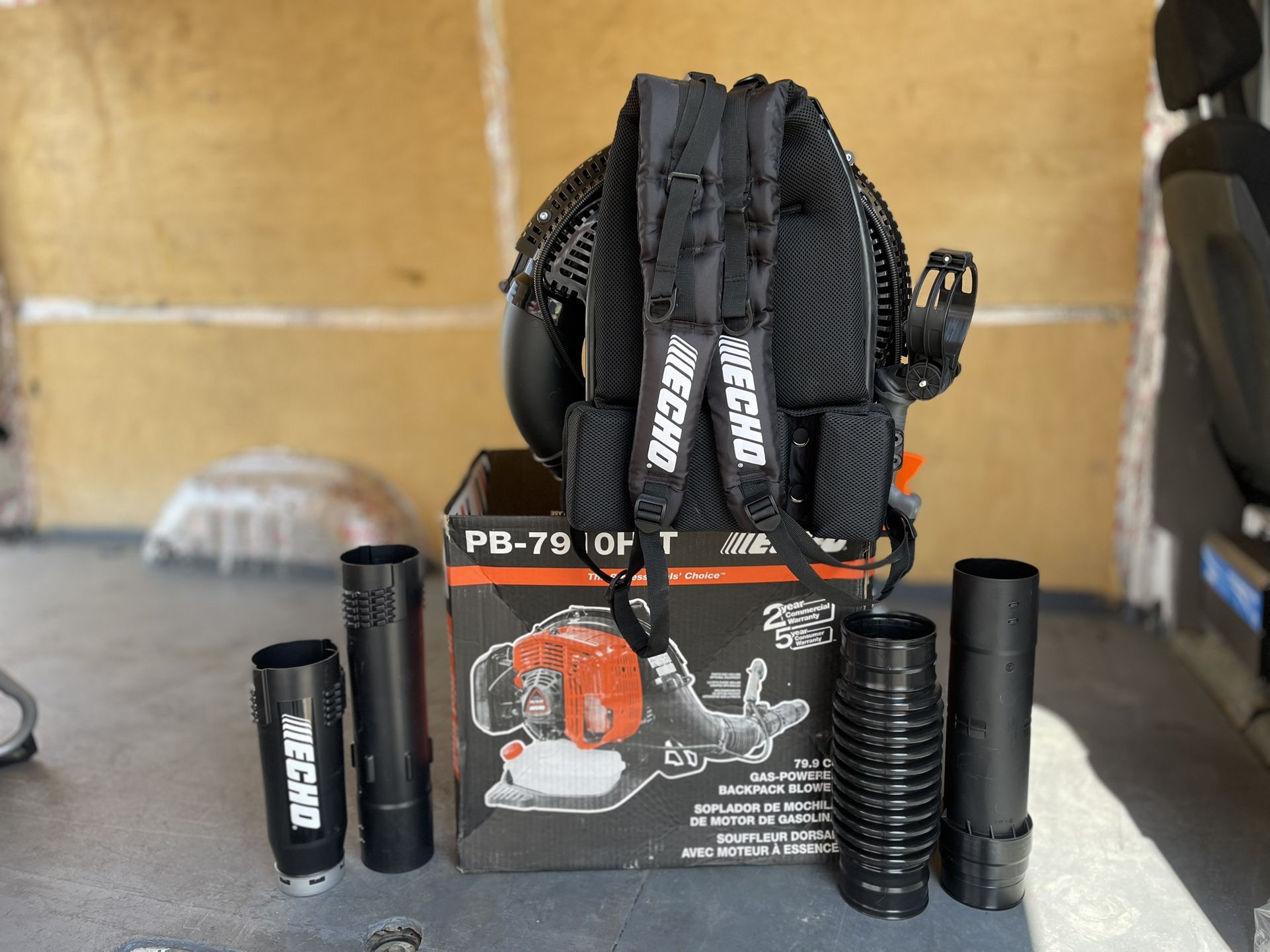ECHO 240 MPH 835 CFM 79.9cc Gas 2-Stroke X Series Backpack Leaf Blower with Tube-Mounted Throttle