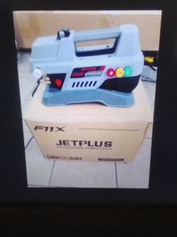New JetPlus Commercial pressure washer 2.0gpm limited edition complete set with quiet brushless motor 2,100psi. Max
