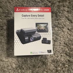 Cobra Smart Dual View Dash Cam SC 250R 4K Parking Live View Mayday 32 GB CarPlay