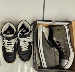 Big Kids Shoes Size 5.5 Boys Nike & Converse Lot
