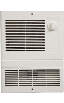 Broan-NuTone 9810WH High Capacity Wall Heater, White Grille, 1000-Watts, 120/240V