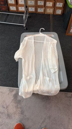 Brand new white swimsuit cover