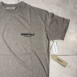 Fear of God Essentials Tee 🔥 Gray | Brand New w/ Tags