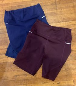 Blue/maroon Spandex Shorts Women’s Large 2x for $20.00