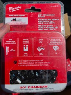NEW Milwaukee 20” Chainsaw Chain .325 .050