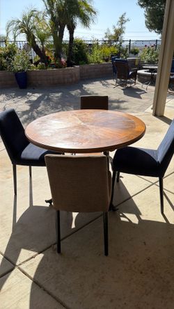 Table and chairs