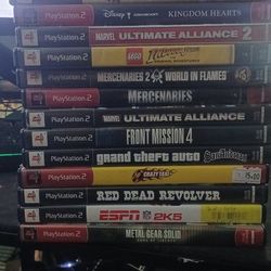 Lot Of Ps2 Games