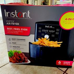 Instant Pot Vortex 4 Quart Air Fryer Oven,4-in-1 Functions,From the Makers