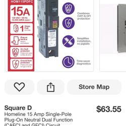 Square d Combination Arc-fault Circuit-interrupter (CAFI)