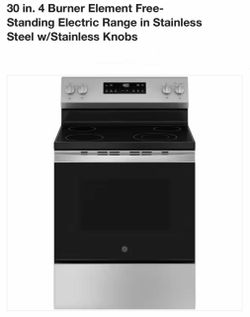 GE 30 in. 4-Burner Free-Standing Electric Range