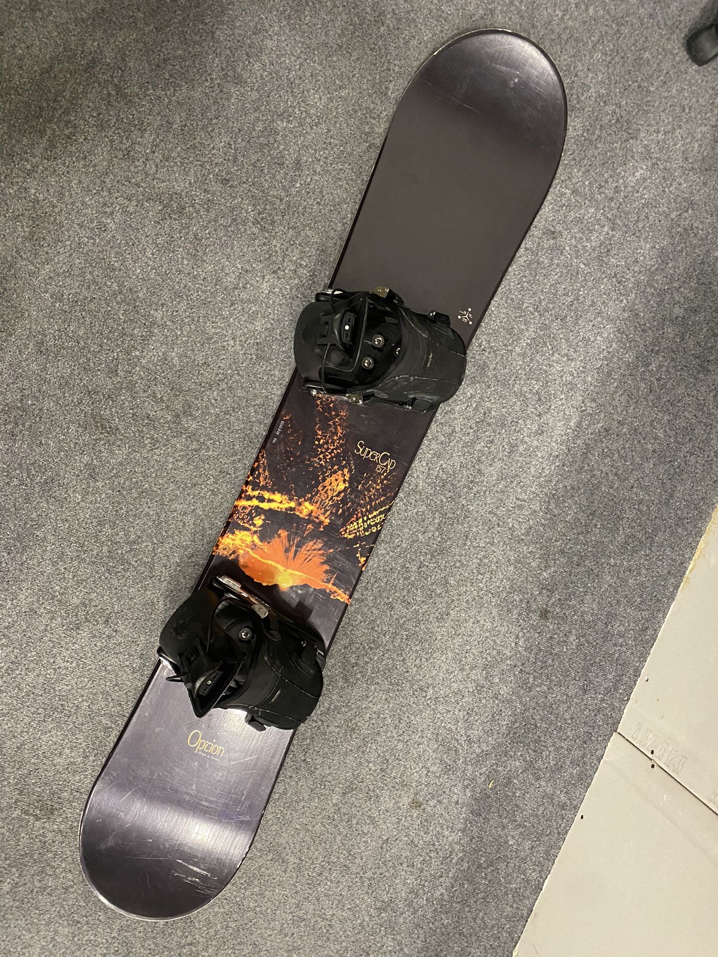 Snowboard With Bindings
