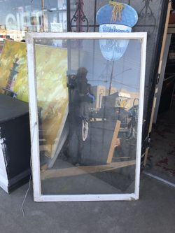 Vintage glass window