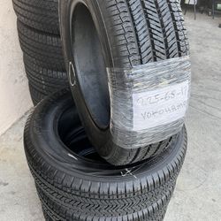 225/65/17 Set Of 4 Tires Yokohama Mounted And Balanced With Good Life And Guarantee Set De 4 Llantas Instaladas Y balanceadas