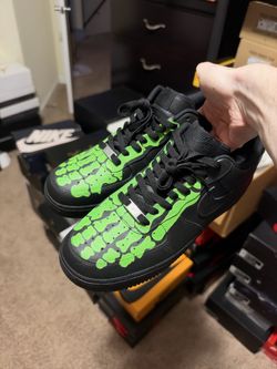 Nike Air Force 1 (size 11.5) Blazzy B-One Skeleton Custom