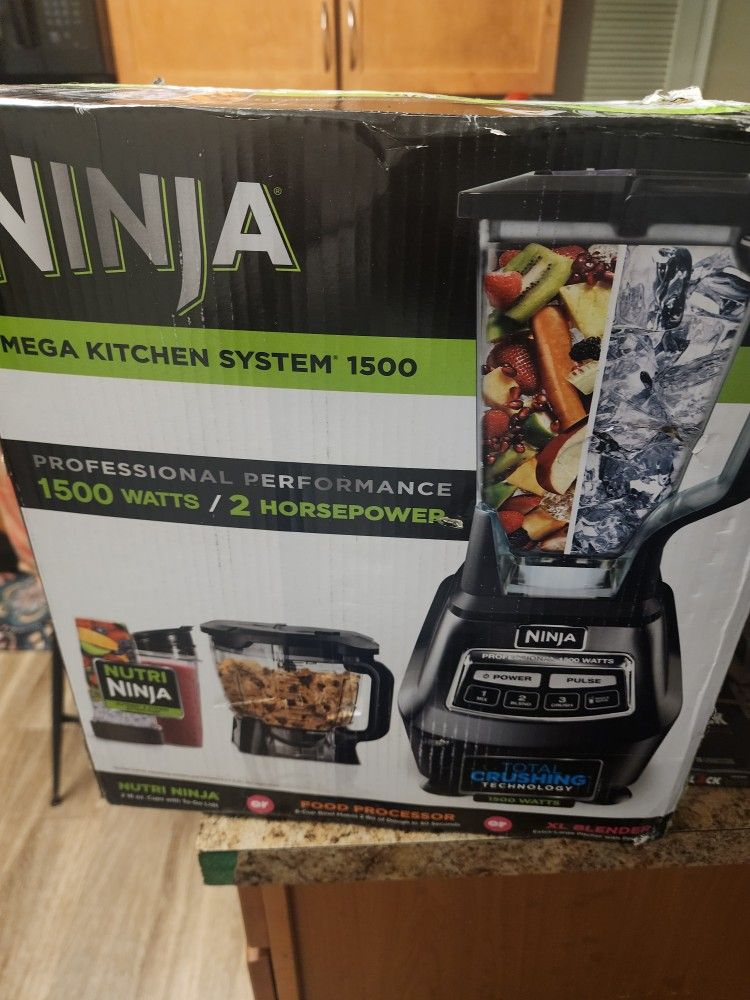 Ninja Mega Kitchen 1500 Blender, Food Processor, And Smoothie Maker