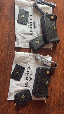 Coach Signature Set – Bag, Wallet & Card Case