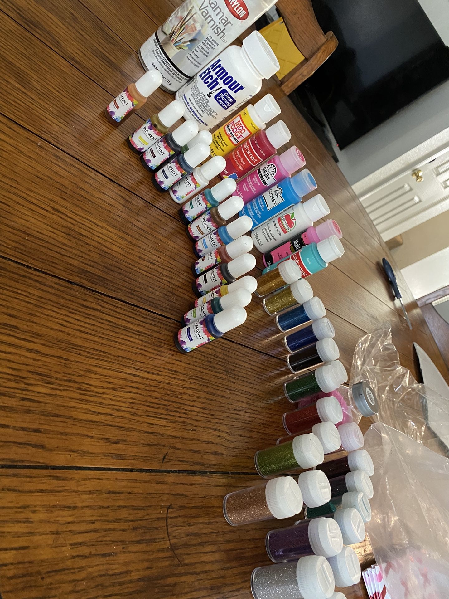 Paints Glitter Arts And Crafts Supplies