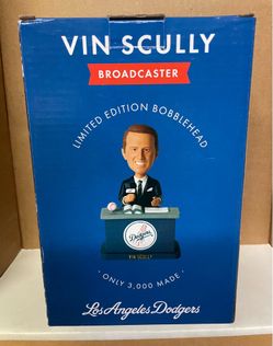 2012 Vin Scully “Limited Edition” Only 3000 made (comes with Certificate of Authenticity).  EXTREMELY GOOD Condition with Battery Seal still INTACT. S