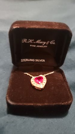 New Sterling silver necklace. Never used