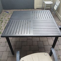 Outdoor Metal Table From Robb And Stucky