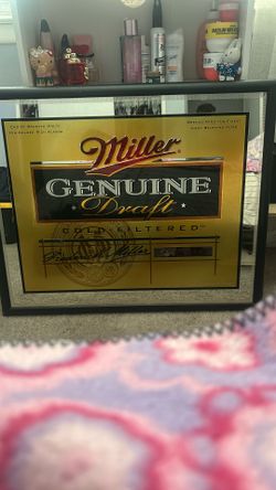 Miller Genuine Draft Bar Mirror