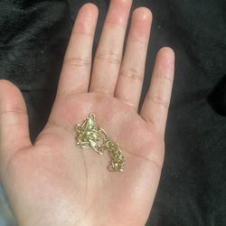 10k gold figaro bracelet 