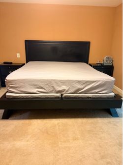 Floating king bed frame!!