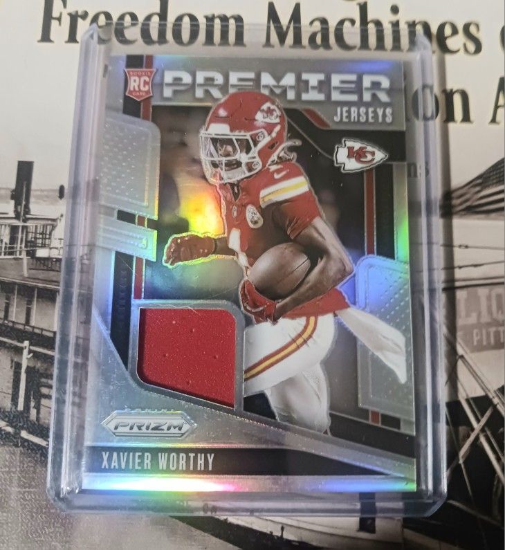 Really Nice Panini Prizm Xavier Worthy Rookie Jersey Card