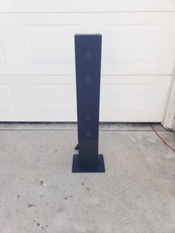 Speaker Tower With Bluetooth And FM Radio