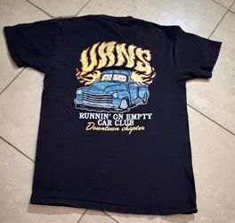 Vans "Runnin' on Empty Car Club" t-shirt Sz Med