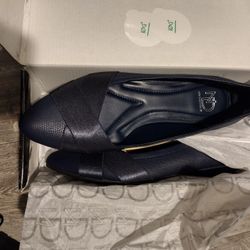 Navy Blue Women Flats 9M