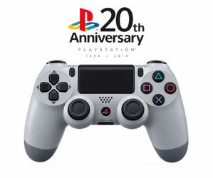 LIMITED EDITION Sony DualShock 4 Wireless Ergonomic Controller 20th Anniversary Gray PS4