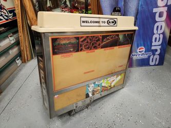 A&W Drive In Vintage Double Sided Sign Order Matic Menu Stand
