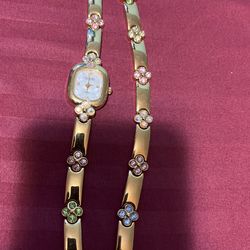Joan Rivers Watch And Bracelet  Set 