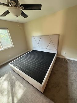 King size bed frame/ headboard