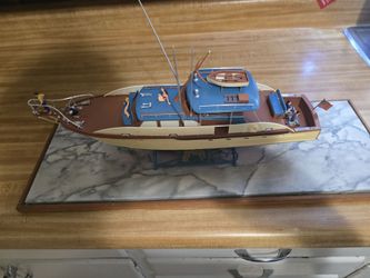 Vintage Wheeler 65' Promenade Sport Fisherman Model Boat - Built Custom