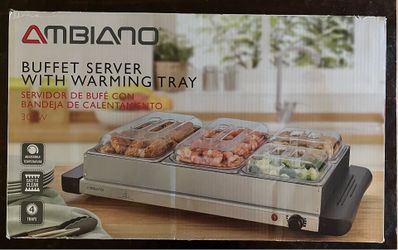 Ambiano Buffet Server With Warming Tray for food and parties