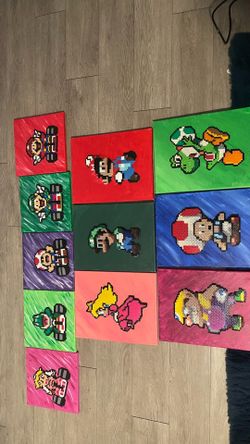 All Mario pop art for bedroom!
