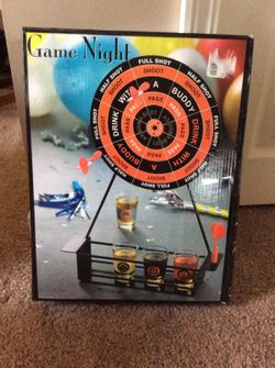 New In Box Game Night Dart Shots Drinking Game