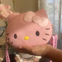 Pink Hello Kitty Crossbody Bag