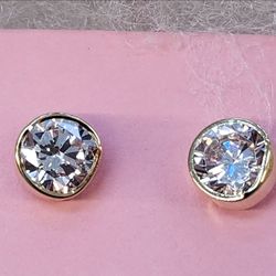 14K EARRINGS, ARETES