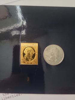 George Washington sterling replica stamp  Sealed