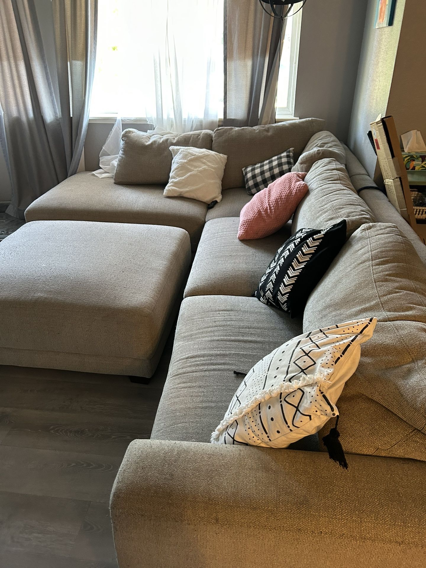 Tan Couch And Ottoman Costco